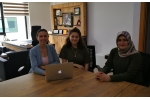 We continue to answer the questions of high school students at the head office of the association :)