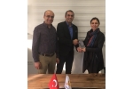 A plaque of appreciation was presented to Berdan Ber, Vice President of Industrial Engineering Association.