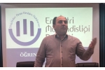 Konya Technical University Meeting Was Held - We listened to the presentation of Halil İbrahim Dağ on the subject of reading data.