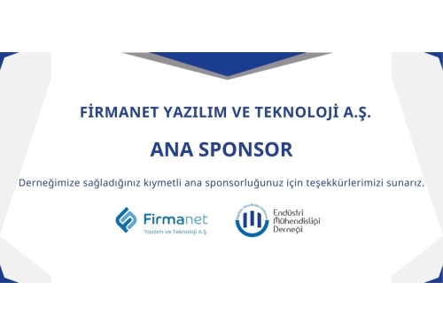 FİRMANET YAZILIM VE TEKNOLOJİ A.Ş. ANA SPONSORUMUZ OLDU!